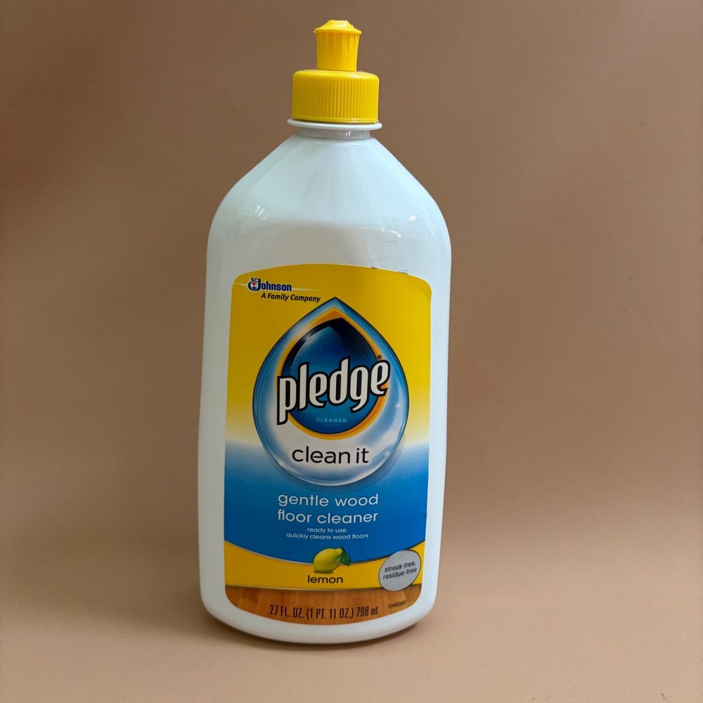 Pledge‎ Gentle Wood Floor Cleaner Lemon Scent 27 fl oz Sealed Wood & Laminate
